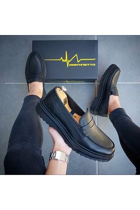 کفش کژوال مشکی مردانه چرم خالص Martinetto - کد 364296672