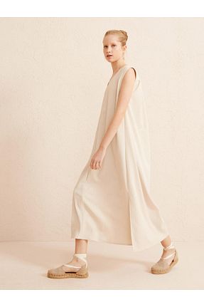 لباس بژ زنانه بافتنی Xint - کد 268604921