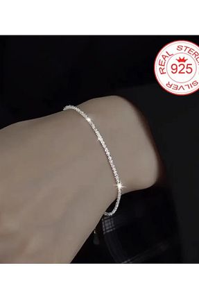 گردنبند نقره طوسی زنانه 925 عیار elyius - کد 929226306