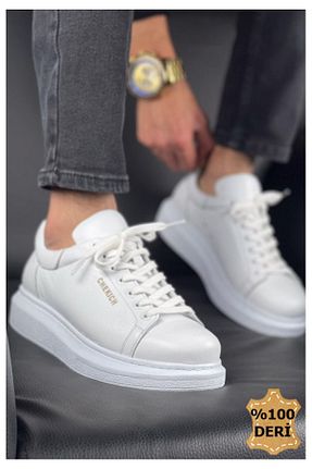 کفش کژوال سفید زنانه چرم خالص shop - کد 929226100