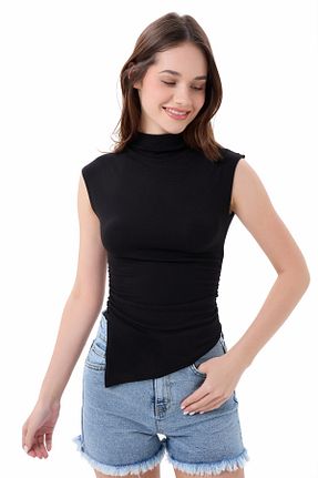 بلوز مشکی زنانه ساده vesantia - کد 924437197