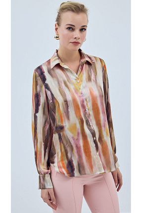 پیراهن نارنجی زنانه رگولار yakestore - کد 929227779