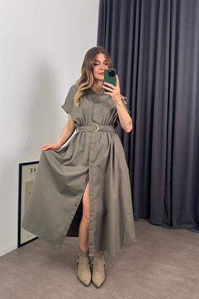 لباس خاکی زنانه بافتنی Sue Store - کد 929242772