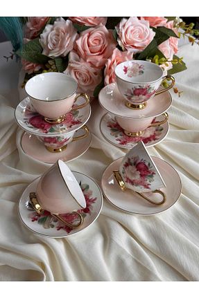 فنجان قهوه رنگی 6 نفره ROSSEV - کد 900918834