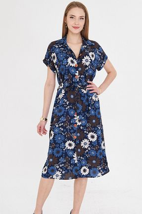 لباس آبی زنانه بافتنی armonika - کد 929250883