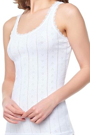 رکابی سفید زنانه لیکرا Tutku - کد 238700987