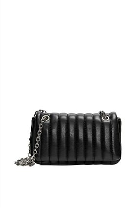 کیف دوشی مشکی زنانه پلی اورتان Pull & Bear - کد 929260300