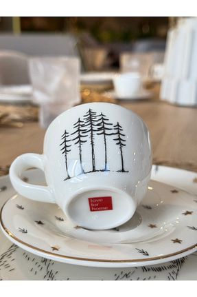 فنجان قهوه سفید 6 نفره Porland - کد 91526398