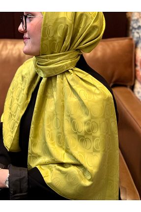 شال سبز زنانه پنبه ای Twentytwo scarf - کد 929096057