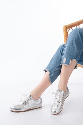 کفش اسنیکر زنانه چرم اصل Aymood - کد 929272621