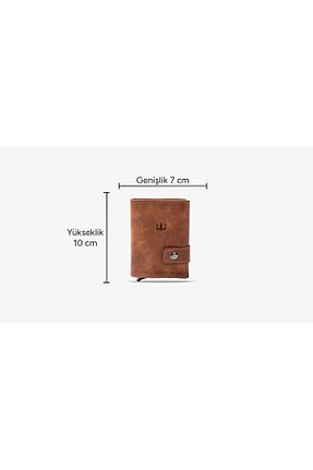 کیف پول قهوه ای زنانه ابعاد کوچک Getto Deri - کد 849745822