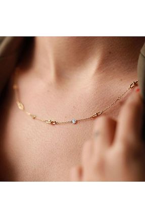 گردنبند طلا طلائی زنانه 14 عیار Siena - کد 929445543
