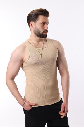 رکابی اسپرت قهوه ای مردانه پنبه ای Miron - کد 921095416