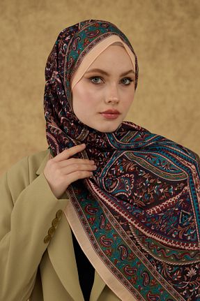شال رنگی زنانه پنبه پلی استر İpekhan - کد 925213809