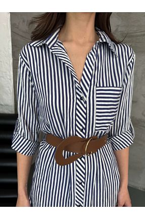 لباس آبی زنانه بافتنی Elif Özbey Butik - کد 929273731