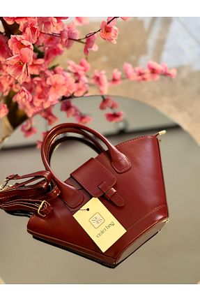 کیف دستی زرشکی زنانه ابعاد کوچک Moda Lime - کد 929277339