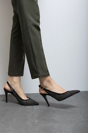کفش استایلیتو مشکی پاشنه نازک wolk shoes - کد 929525888