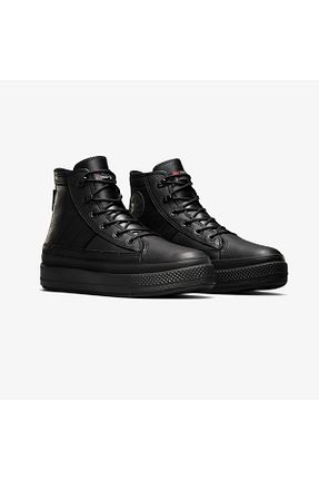بوت / نیم بوت مشکی زنانه پاشنه تخت Converse - کد 929302737