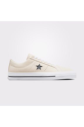 کفش اسنیکر بژ زنانه بند دار Converse - کد 869759106