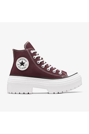 کفش اسنیکر قرمز زنانه بند دار Converse - کد 929294579