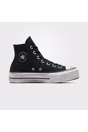 کفش اسنیکر مشکی زنانه بند دار Converse - کد 865339737