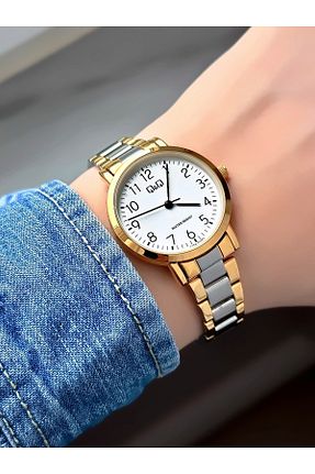 ساعت مچی سفید زنانه 31-35 میلی متر Q&Q - کد 938162
