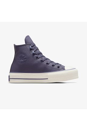 بوت / نیم بوت بنفش زنانه پاشنه تخت Converse - کد 902034058