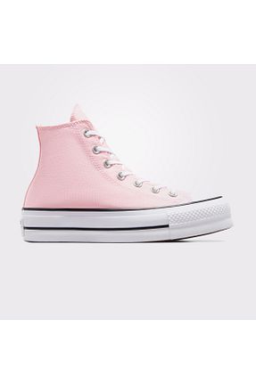 کفش اسنیکر صورتی زنانه بند دار Converse - کد 897398118