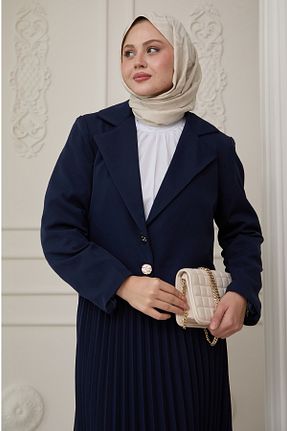 ست بالاتنه و پائین تنه حجاب سرمه ای زنانه رگولار InStyle - کد 929303974