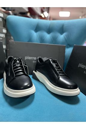 کفش کژوال مشکی مردانه چرم خالص Pierre Cardin - کد 929338073