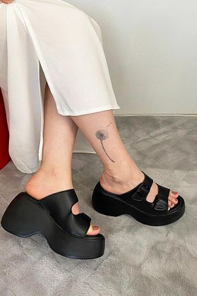 صندل مشکی زنانه پاشنه پر Preshley - کد 929332960