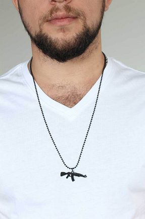 گردنبند جواهر رنگی مردانه Genel Markalar - کد 928082940