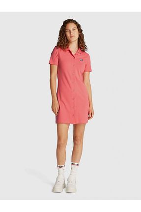 لباس قرمز زنانه بافتنی Tommy Jeans - کد 929265075
