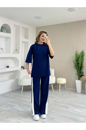 ست کرمکن اسپرت سرمه ای زنانه مخلوط پلی استر sportiness - کد 929572458