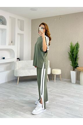 ست کرمکن اسپرت خاکی زنانه مخلوط پلی استر sportiness - کد 929572600