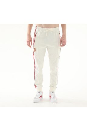 شلوار کرمگن سفید مردانه رگولار adidas - کد 902272818