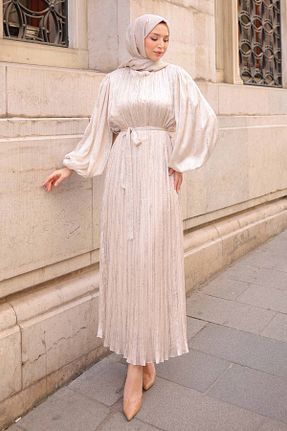 لباس حجاب طوسی زنانه رگولار İmajButik - کد 929346235