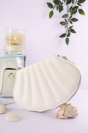 کیف پورتفوی و کلاچ سفید زنانه چرم مصنوعی weem bag - کد 929353333
