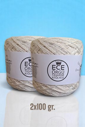نخ بافندگی سفید Ece Örgü Tasarım Atölyesi - کد 929351716