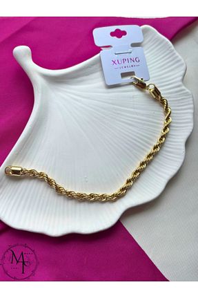 دستبند استیل (فولاد) طلائی زنانه استیل ضد زنگ Meva Takı Shop - کد 929351753