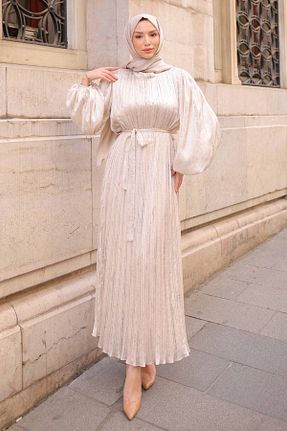 لباس حجاب طوسی زنانه رگولار İmajButik - کد 929346235