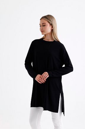 تونیک مشکی زنانه بافت mermaya - کد 929353474