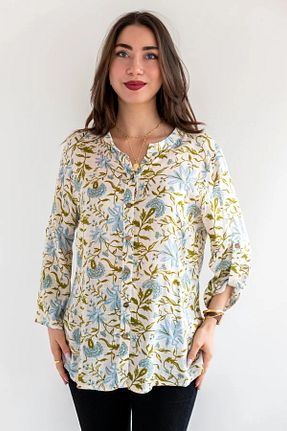 پیراهن سایز بزرگ سبز زنانه سایز بزرگ citycenterfashion - کد 929368457