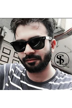 عینک آفتابی مشکی مردانه 50 Straight Light - کد 929375705