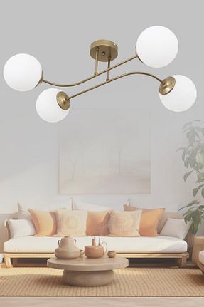 لوستر سفید فلزی Taşcan Aydınlatma - کد 929369859