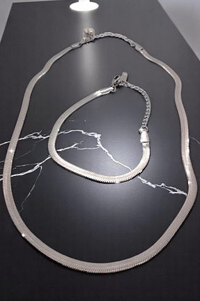 ست استیل طوسی زنانه استیل (فولاد) katilus - کد 928712901