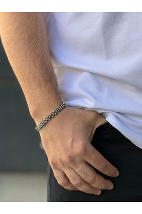 دستبند استیل (فولاد) زنانه استیل (فولاد) Lescho - کد 929403628