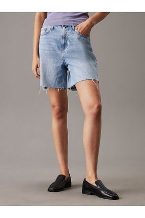 شلوارک و برمودا آبی زنانه Relaxed Calvin Klein - کد 929607501
