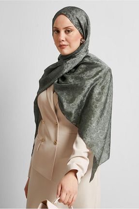 شال قهوه ای زنانه پلی استر Alvina - کد 929415230