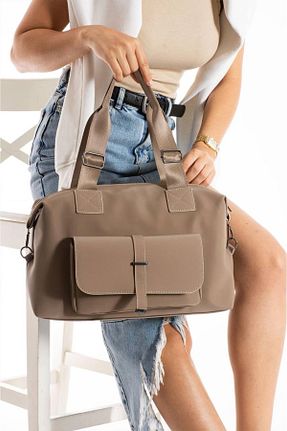 کیف دوشی بژ زنانه ساتن Berlin bags - کد 924742264